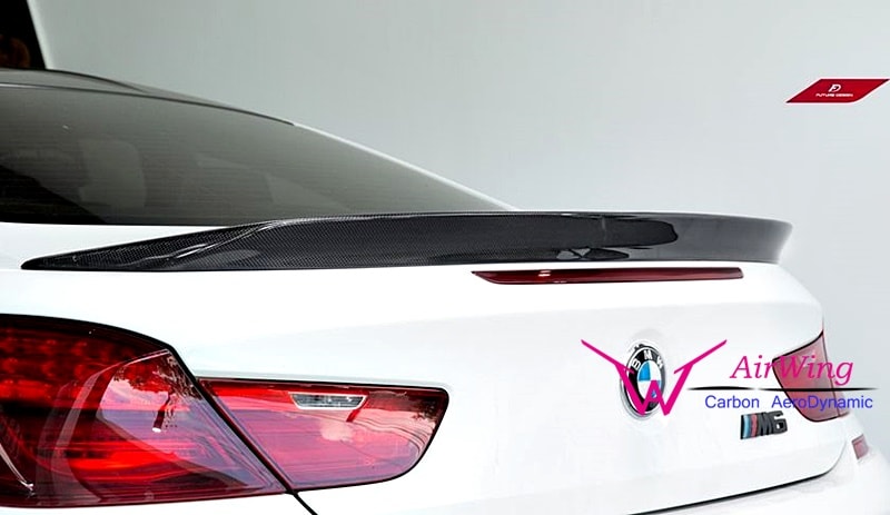 BMW F06 F13 M6- 3D style carbon trunk spoiler 04